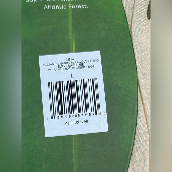 FARM Rio Romantic Nature Long Sleeve Maxi Dress - Picture 12 of 12